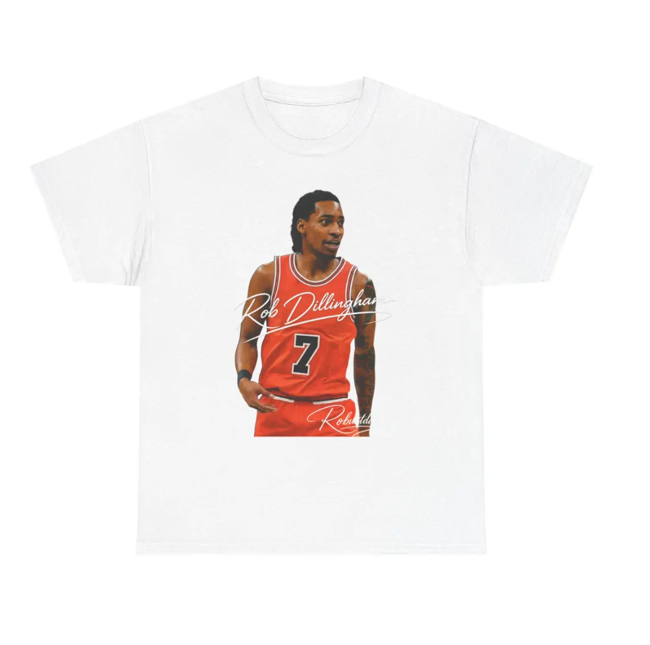 Rob Dillingham Chicago T Shirt Basketball Player Graphic Tee