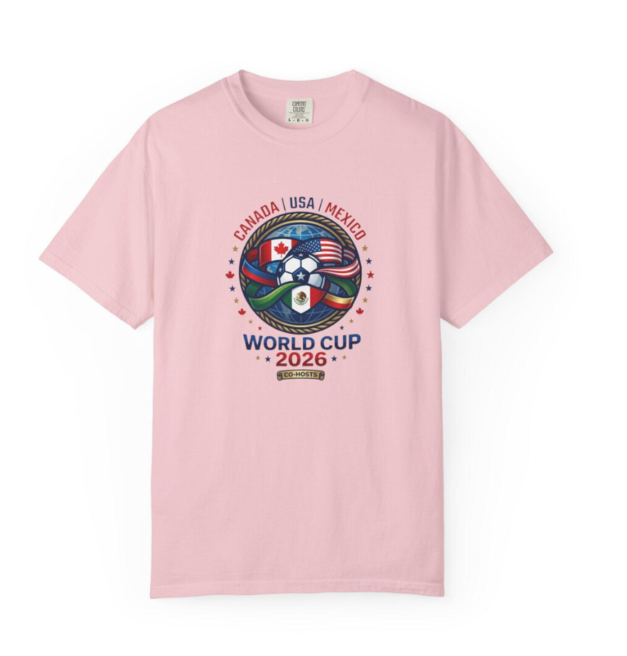 Canada USA Mexico World Cup 2026 Soccer T-Shirt | Tournament Logo Tee