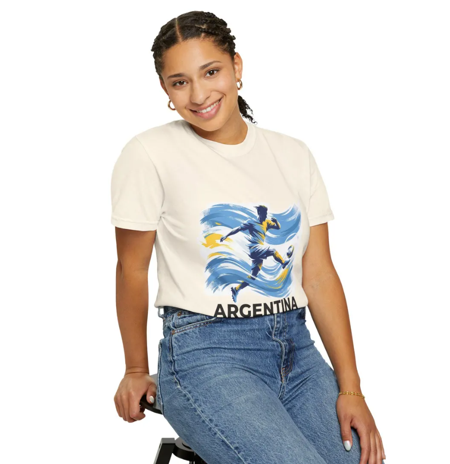 Argentina Soccer Fan T-Shirt, World Cup Graphic Tee