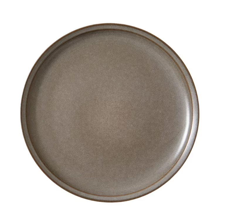 Better Homes & Gardens Banks Brown 12-Piece Stoneware Dinnerware Set, Service for 4