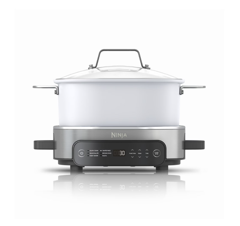 Ninja 10-in-1 Everyday PossibleCooker 6.5 Qt Multi-Cooker, Slow Cook, Dutch Oven, Rice Cooker, MC1100 White
