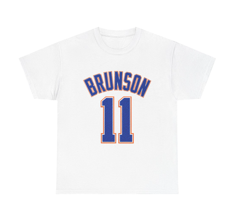 Jalen Brunson New York T Shirt Basketball Jersey Tee