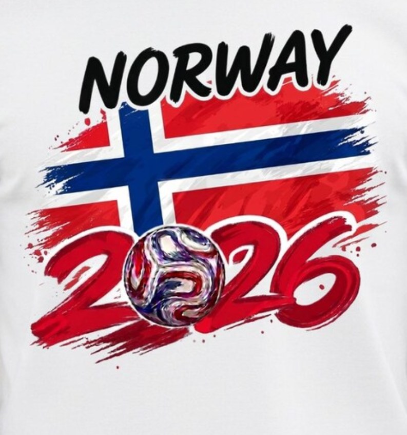 Norway 2026 Soccer Shirt, Global Soccer 2026 Norway T-shirt, Landslaget Fan Gift, Norway Flag Football Tee, Soccer Lover Tee,Norwegian Pride