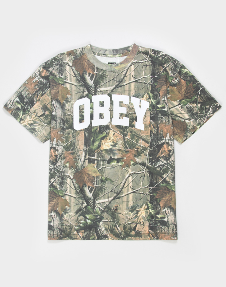 OBEY Leaf Camo Mens Tee