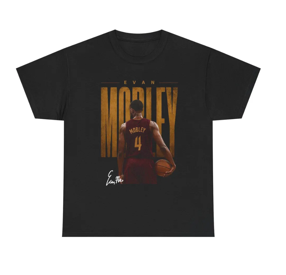 Evan Mobley Cleveland T Shirt Autograph Edition