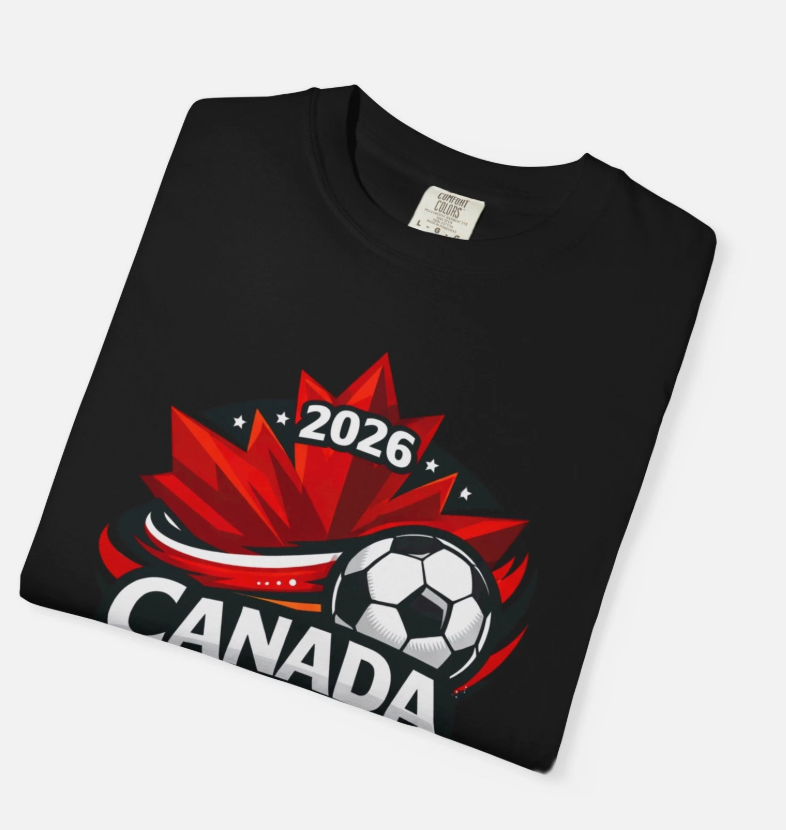 Canada Soccer 2026 T-shirt | Maple Leaf Soccer Crest