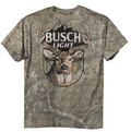 Busch Whitetail Short Sleeve T-Shirt in Washed Camo