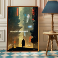 Blade Runner Cyberpunk Cityscape Sci Fi Classic Movie Poster