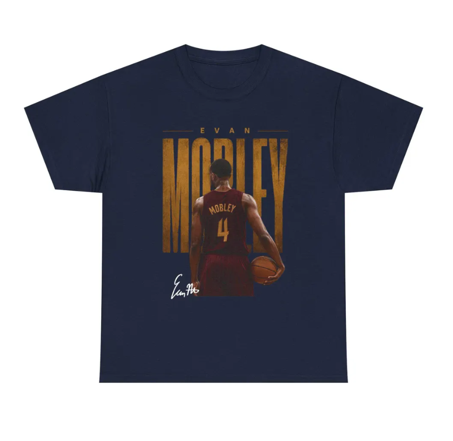 Evan Mobley Cleveland T Shirt Autograph Edition