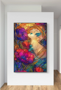 Galarian Vulpix Roses PokeArt Canvas Poster Anime Wall Art Home Decor