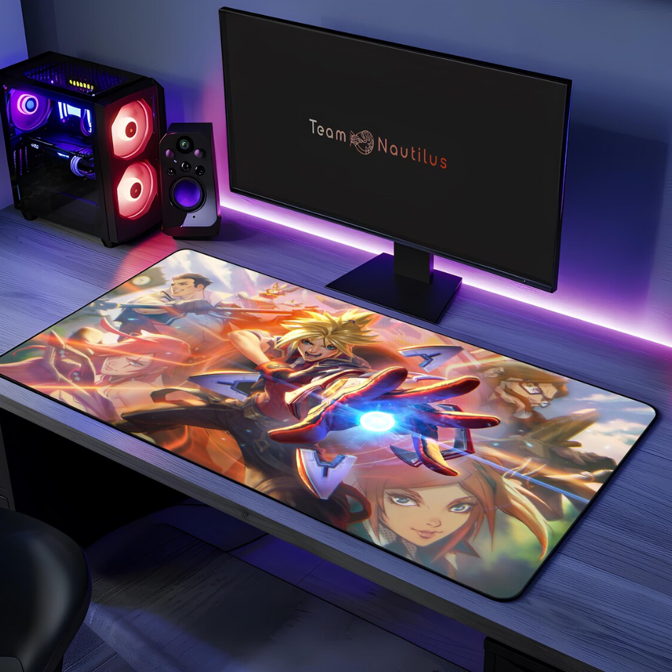 Ezreal Skin Collection Desk Mat League of Legends