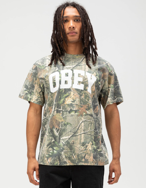 OBEY Leaf Camo Mens Tee