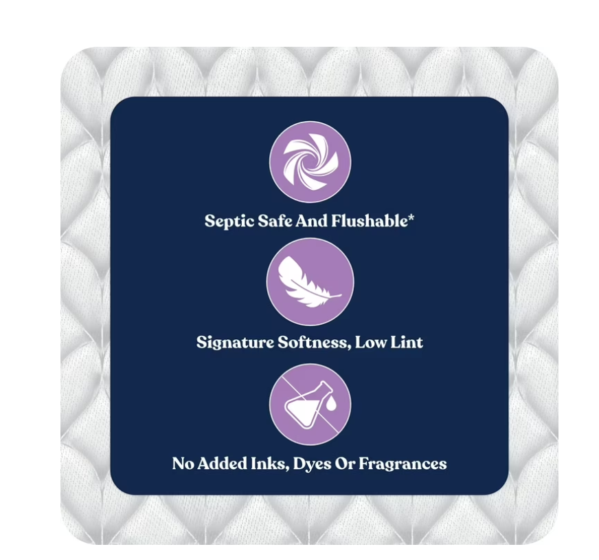 Quilted Northern Ultra Plush 3-Ply Toilet Paper, 24 Mega Rolls, 255 Sheets Per Roll