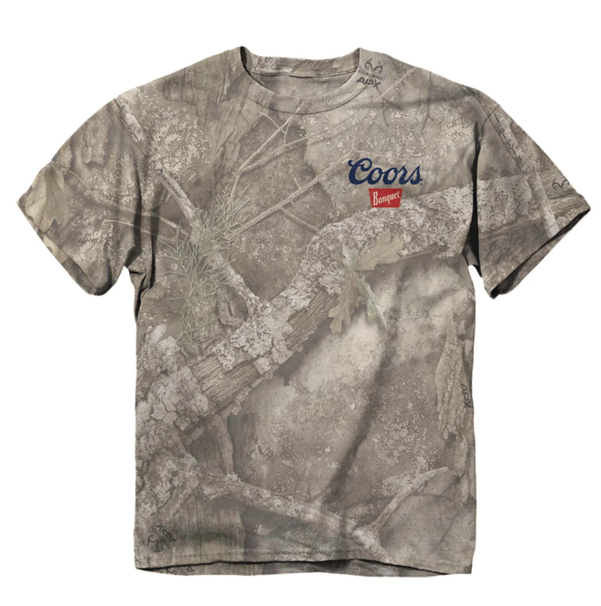 Coors Rodeo Short Sleeve T-Shirt in Washed Camo