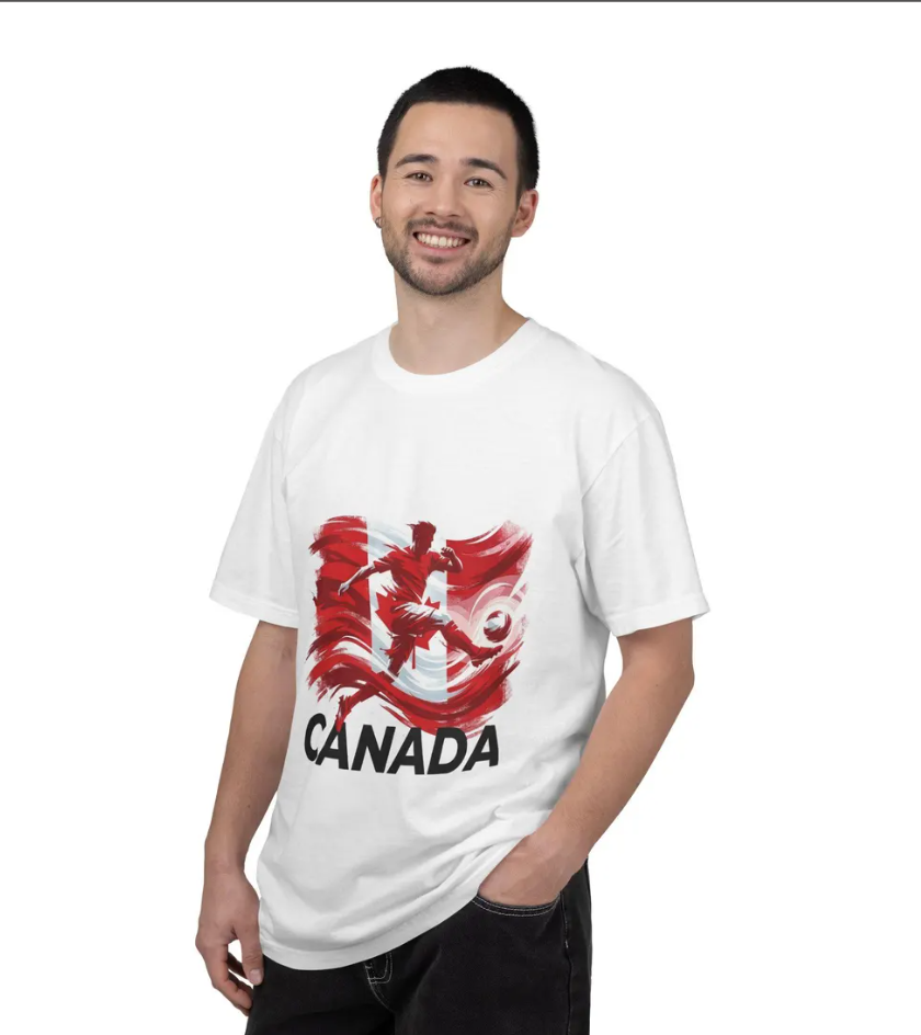 Canada Soccer T-Shirt, World Cup Fan Apparel
