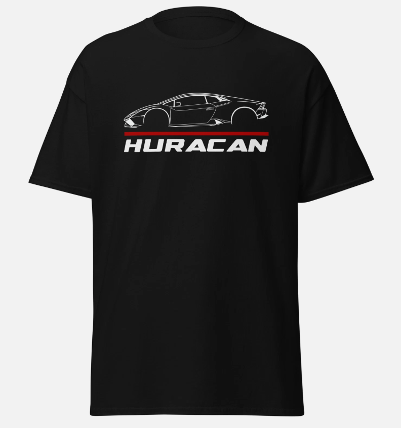 Premium T-Shirt For Lamborghini Huracan Car Enthusiast Birthday Gift
