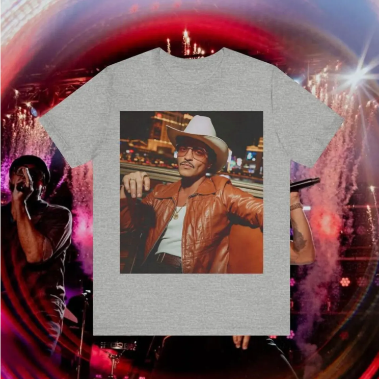 Bruno Mars, Bruno Mars Shirt, Bruno Mars Merch, Bruno Mars Tour, The Romantic Tour, Bruno Mars Tee, Concert Shirts