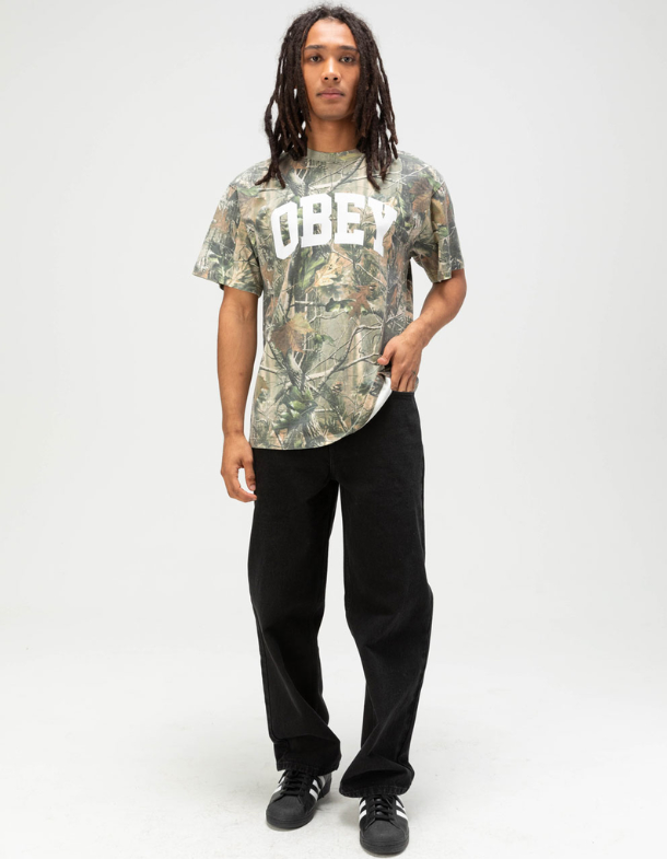 OBEY Leaf Camo Mens Tee