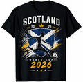 Scotland World Cup 2026 Football T-Shirt Scottish Soccer Fan Gift