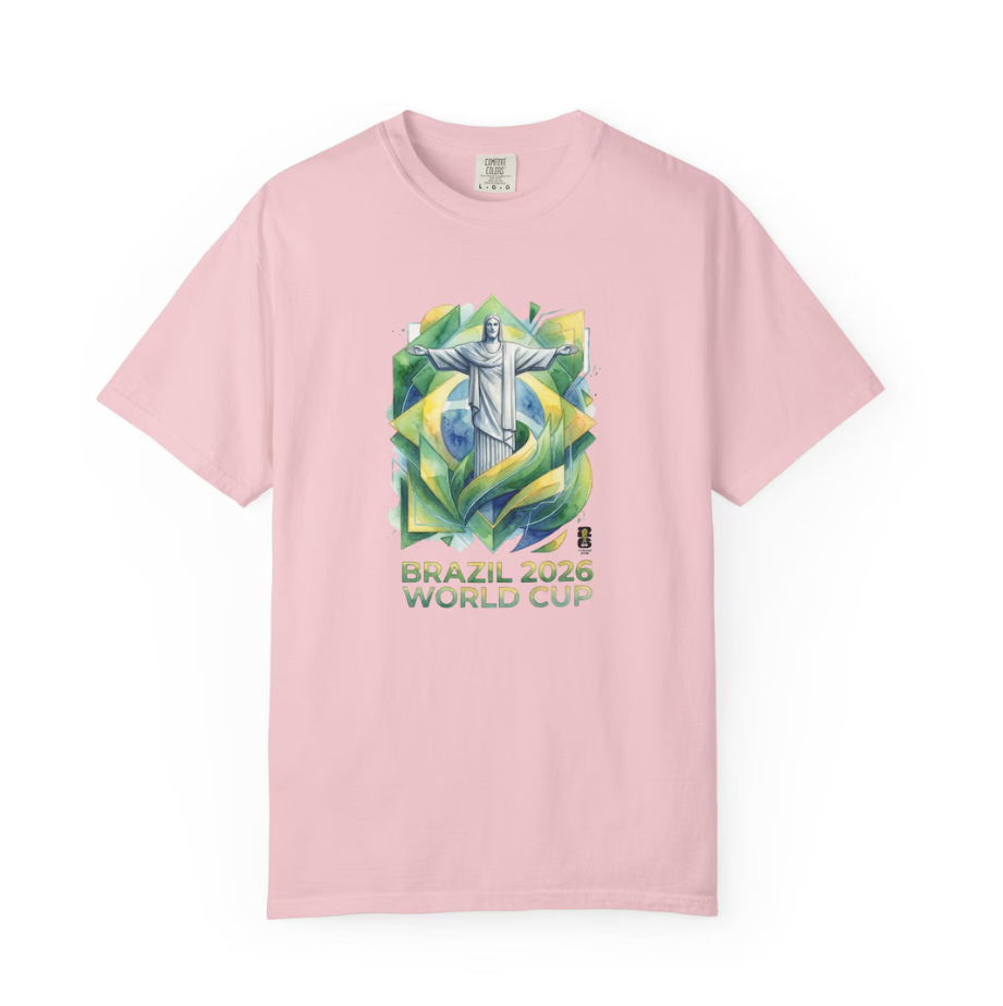 Christ the Redeemer Brazil 2026 World Cup T-Shirt | Soccer Brazil