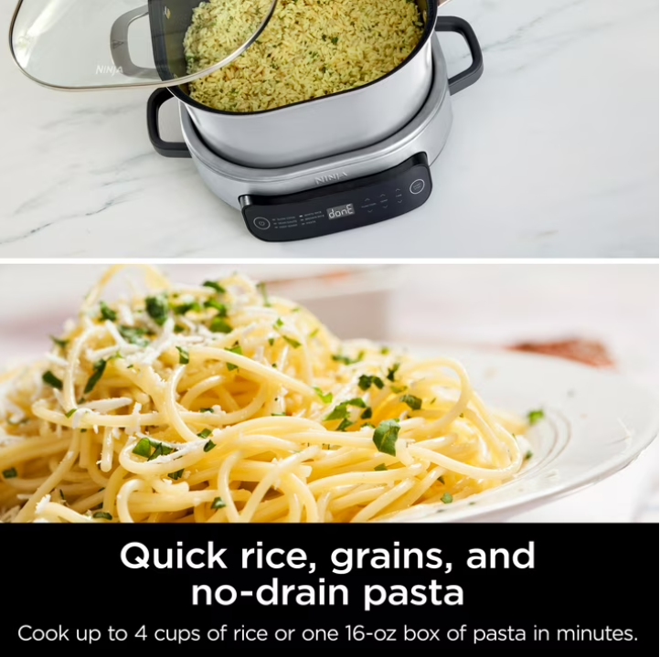 Ninja 10-in-1 Everyday PossibleCooker 6.5 Qt Multi-Cooker, Slow Cook, Dutch Oven, Rice Cooker, MC1100 White