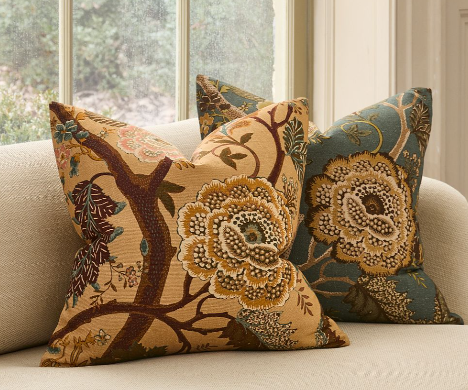 Pierce & Ward Palampore Floral Pillow Cover