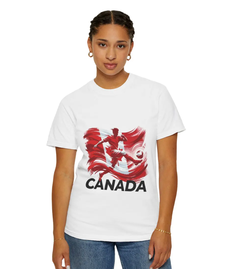 Canada Soccer T-Shirt, World Cup Fan Apparel