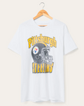 Pittsburgh Steelers Throwback Helmet Flea Market Tee