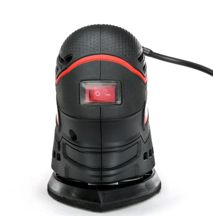 Hyper Tough 1.5 Amp Corded Detail Sander with Dust Bag, Vacuum Hose Adapter & 3 Sanding Sheets, New Condition