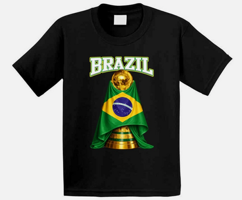 Brazil World Cup Soccer Fan T Shirt