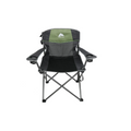 Ozark Trail Oversized Big and Tall Camp Chair with Cup Holders, Green, Adult,