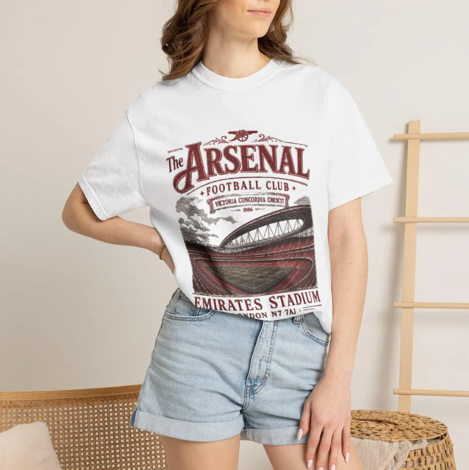 Arsenal Vintage Shirt, Arsenal tee, Arsenal tshirt, North London Stadium Matchday Graphic Tee, Arsenal gift, arsenal, arsenal funny tee,