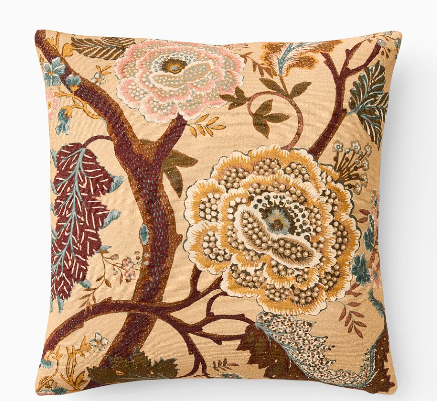 Pierce & Ward Palampore Floral Pillow Cover