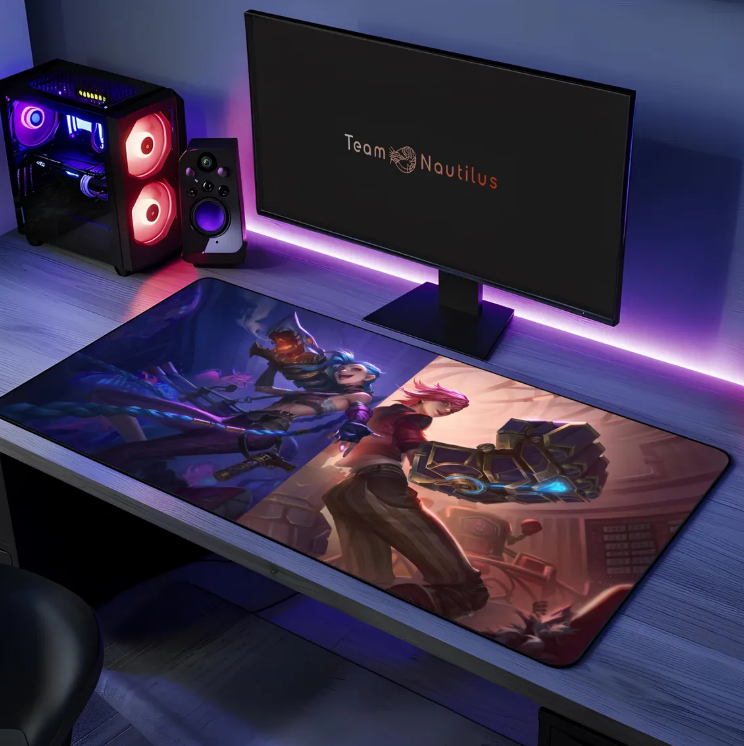 Arcane Legends Desk Mat Jinx & Vi Collection Netflix Arcane Inspired