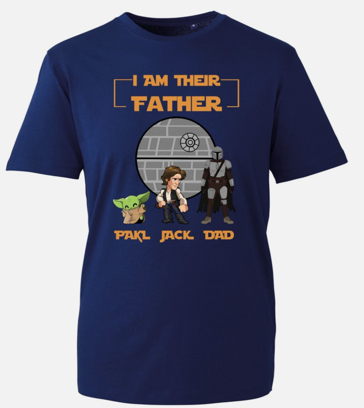 I Am Their Father T-Shirt, Funny Personalized Dad Gift Shirt, Father's Day Shirt
