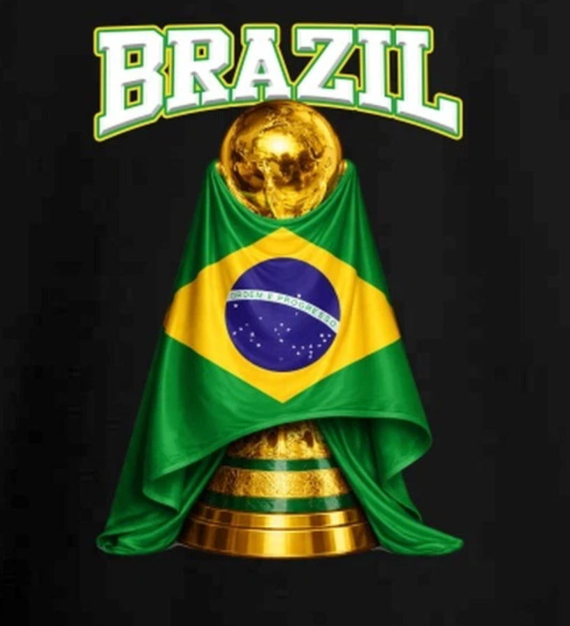 Brazil World Cup Soccer Fan T Shirt