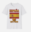 España Spain Flag Futbol Soccer T-Shirt | Nations Heritage Collection | Vintage