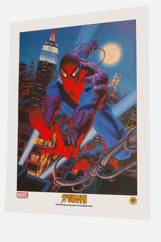 Spider-Man Lithograph by Greg & Tim Hildebrandt Marvel Comics 2002