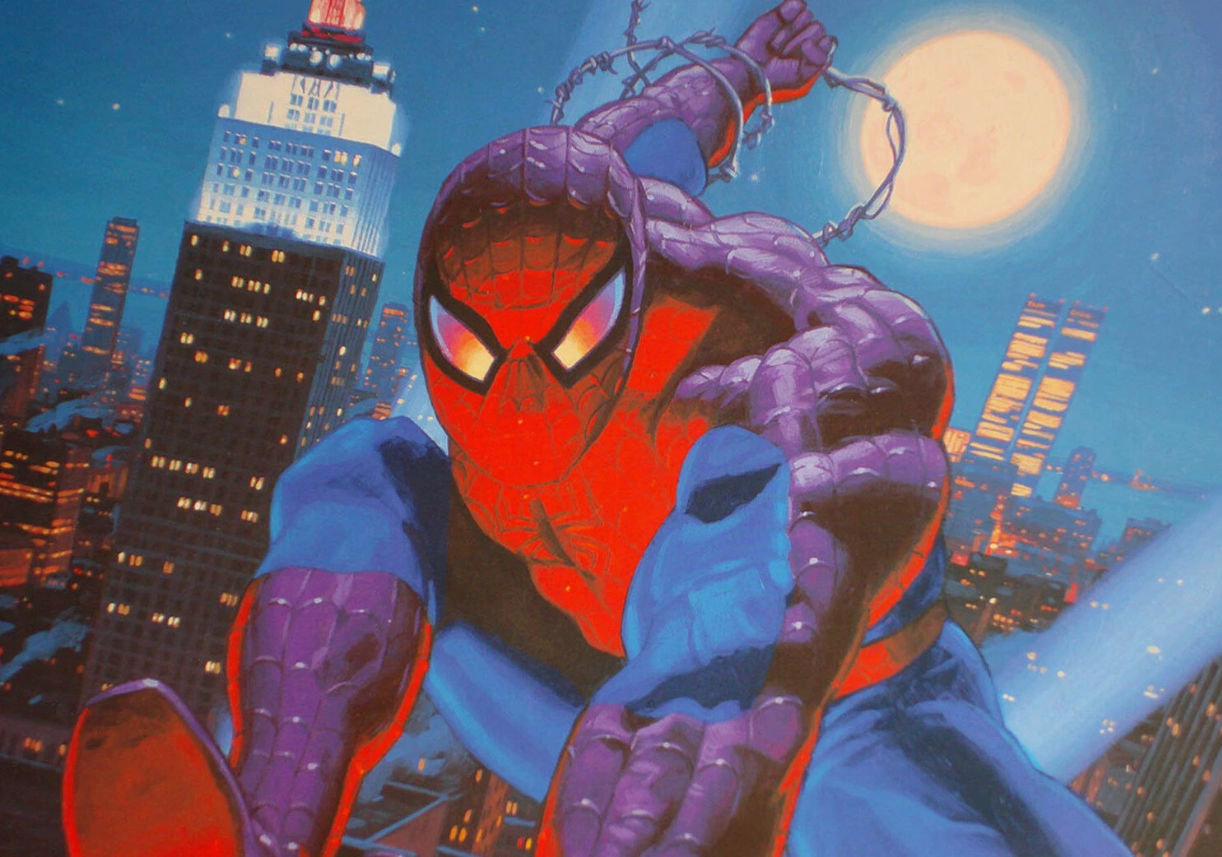 Spider-Man Lithograph by Greg & Tim Hildebrandt Marvel Comics 2002