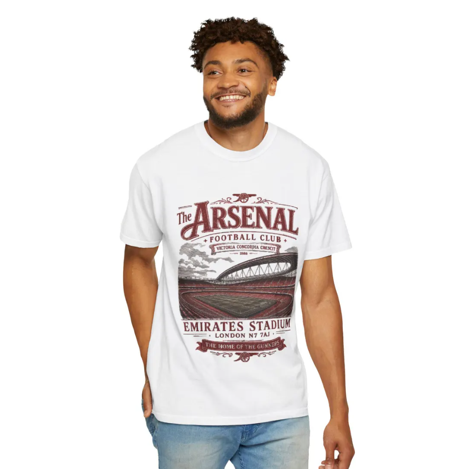 Arsenal Vintage Shirt, Arsenal tee, Arsenal tshirt, North London Stadium Matchday Graphic Tee, Arsenal gift, arsenal, arsenal funny tee,