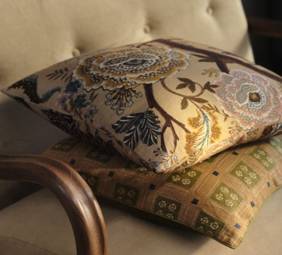 Pierce & Ward Palampore Floral Pillow Cover