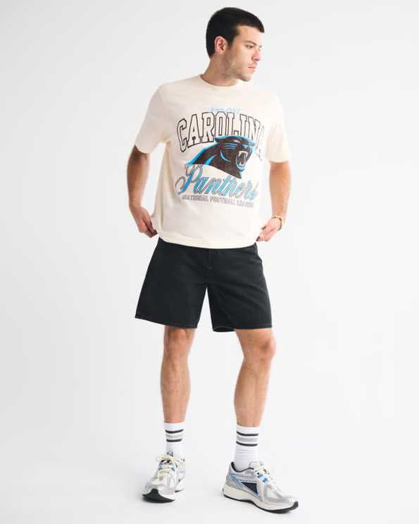 Carolina Panthers Vintage Inspired Graphic Tee - Vintage NFL Fan Shirt