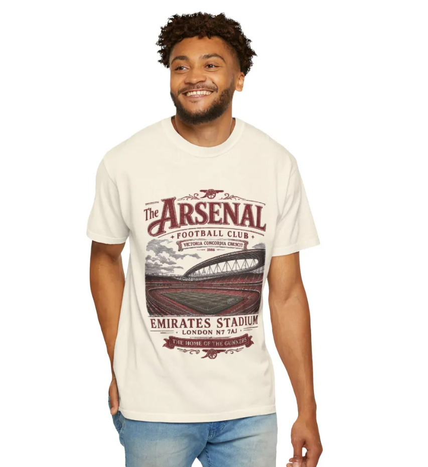 Arsenal Vintage Shirt, Arsenal tee, Arsenal tshirt, North London Stadium Matchday Graphic Tee, Arsenal gift, arsenal, arsenal funny tee,