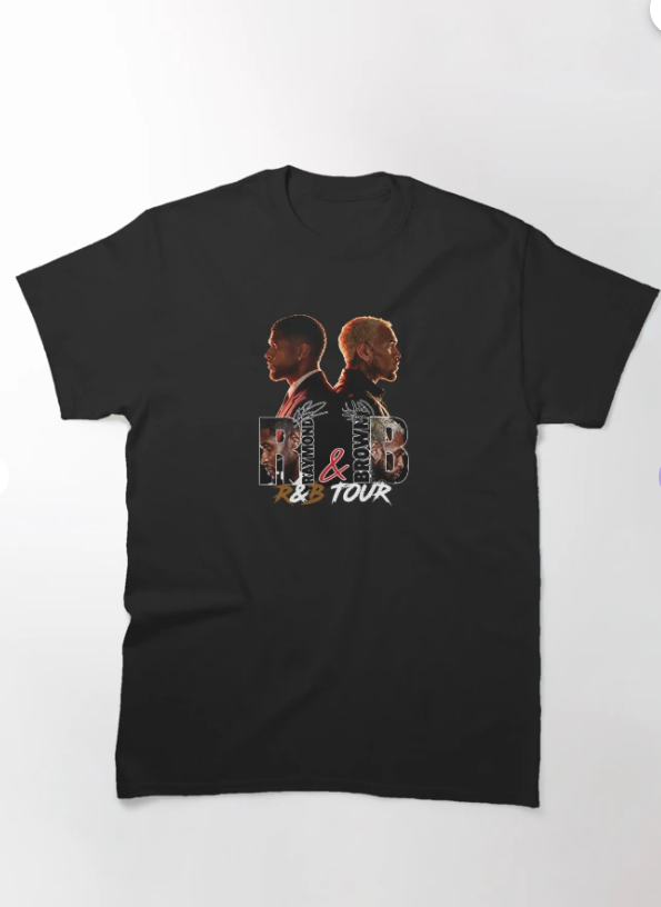 Usher Raymond Chris Brown Tour 2026, R&B Tour Chris Brown Usher, Hip Hop Concert Classic T-Shirt