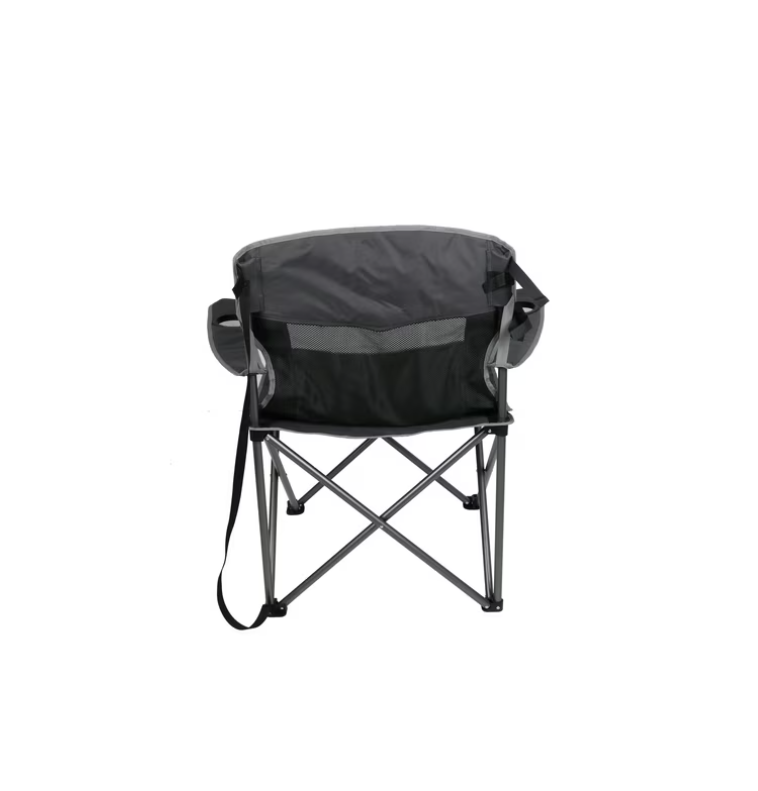Ozark Trail Oversized Big and Tall Camp Chair with Cup Holders, Green, Adult,