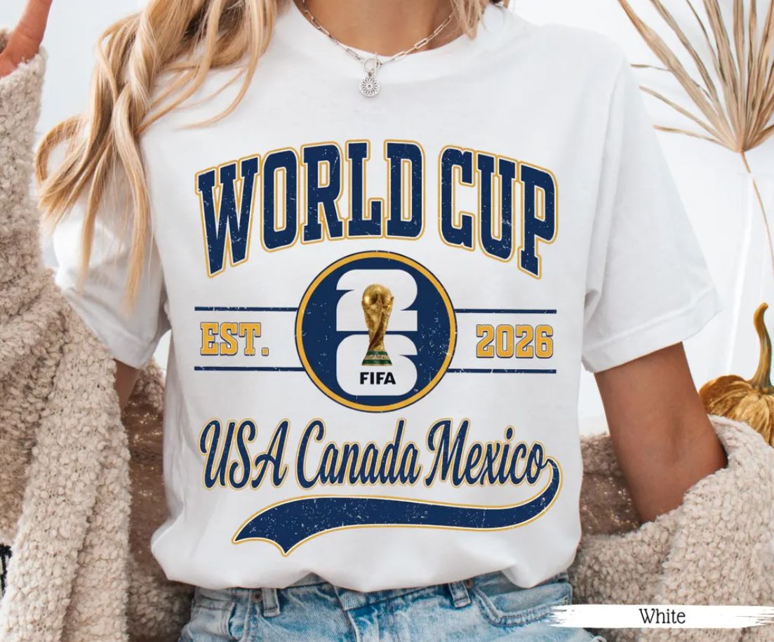 World Cup 2026 Shirt, USA Canada Mexico Tee, Fifa World Cup 2026 Shirt, World Cup Game Day Outfit, Shirts To Wear In the 2026 World Cup
