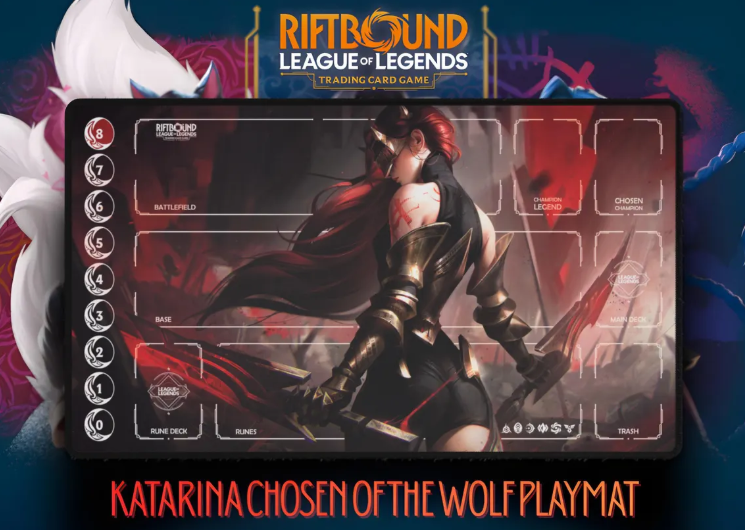 Katarina Chosen Of The Wolf Playmat