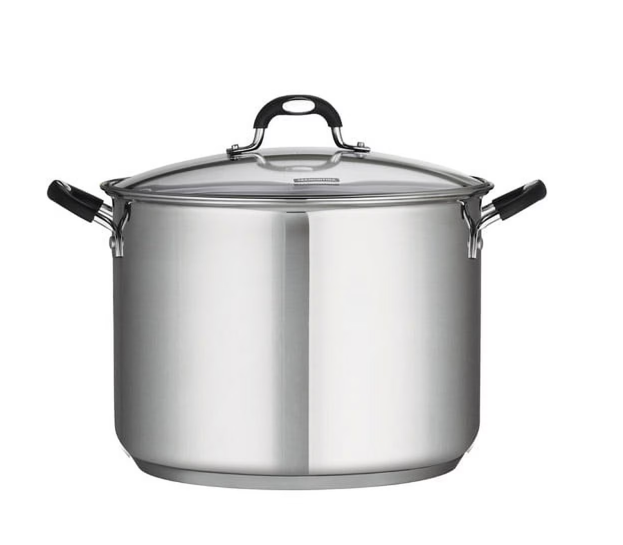 Tramontina 16 Quart Stainless Steel Covered Stock Pot