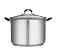 Tramontina 16 Quart Stainless Steel Covered Stock Pot