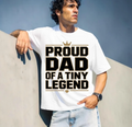 Proud Dad of a Tiny Legend PNG Bundle – New Dad Crown T-Shirt Design, Father’s Day Sublimation Digital Download